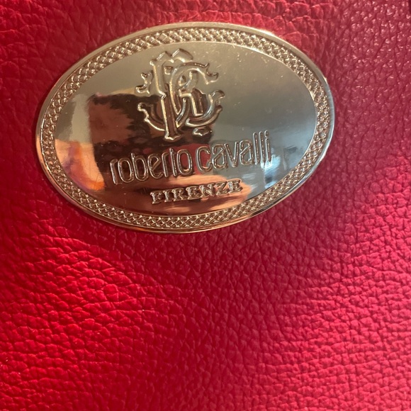 Gorgeous Roberto Cavalli Red Leather bag - Picture 3 of 13